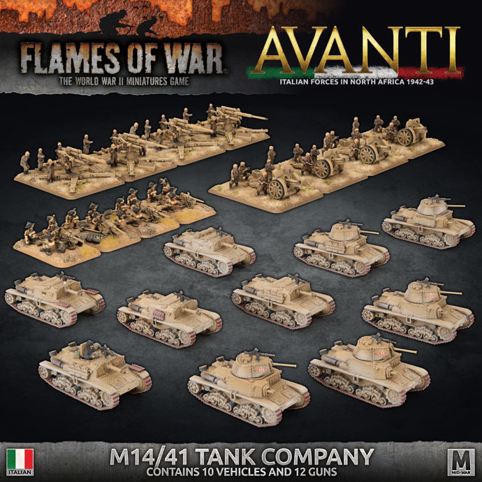 Italian Starter Force - M14/41 Tank Company (ITAB03)